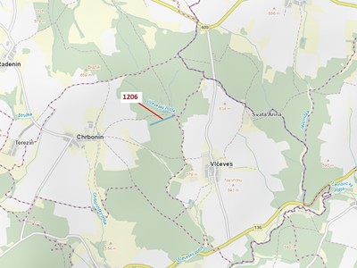 Chrbonín, Okres Tábor